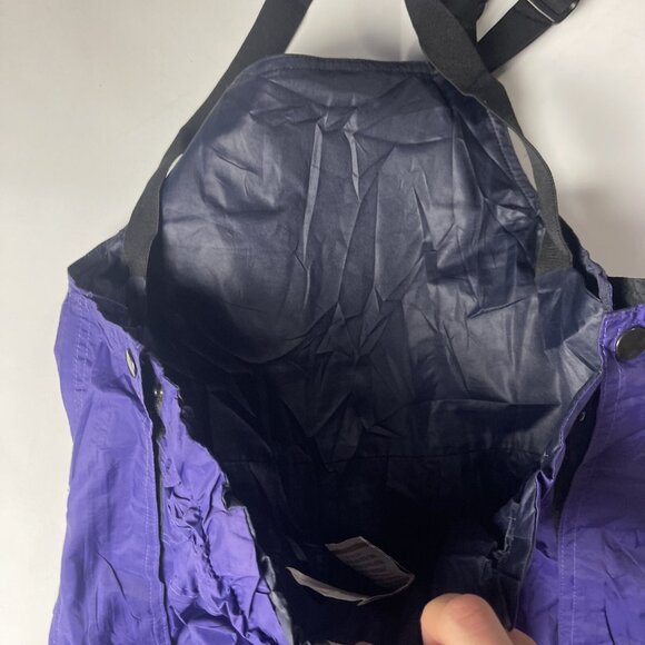 VTG Gore-Tex Bibs snowpants chlorophylle CANADA MADE Men Sz S 90s Purple Retro - Picture 15 of 16